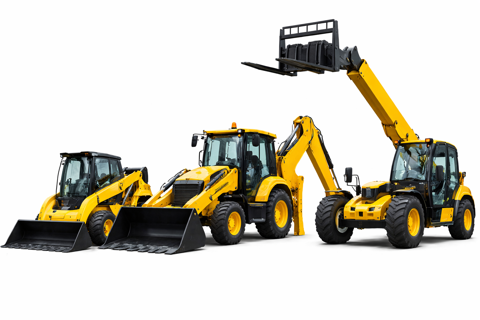 Contractor yard space for heavy equipment, materials, and oversized inventory
